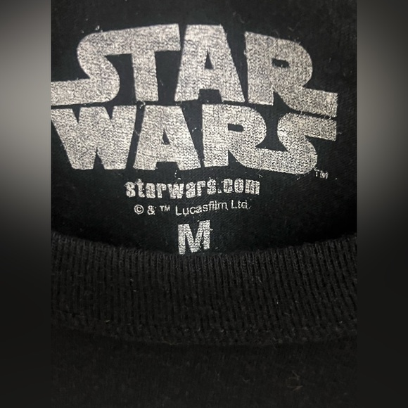 NWT Star Wars Womens M Empire Logo Varsity Football Tee - Picture 4 of 9